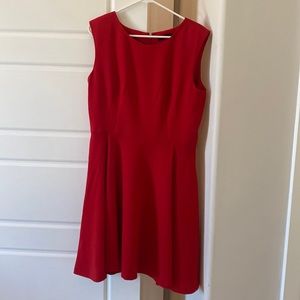 Womens red valentine dress.